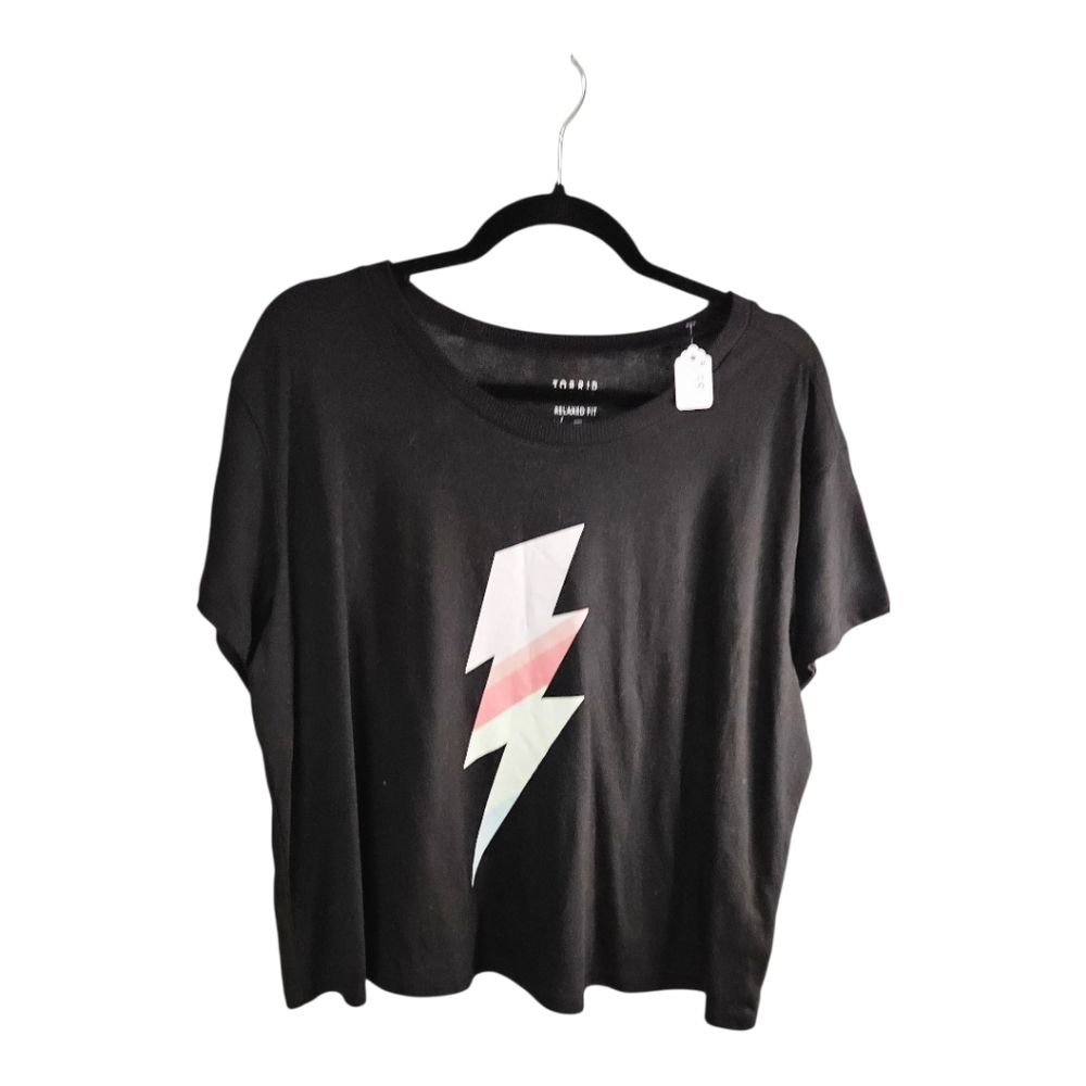 Black Lightning Graphic Tee